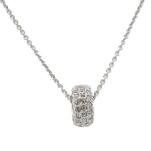 Swarovski Stone Collection Silver Pendant Necklace