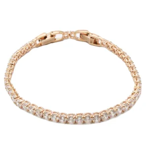 Swarovski Tennis Deluxe Collection Rose Gold Bracelet