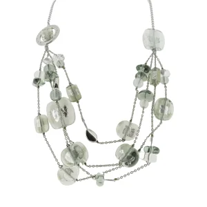Antica Murrina Green Glass Dubai Necklace CO690A12