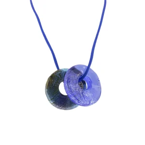 Antica Murrina Blue & Green Eclipse Necklace CO592A06