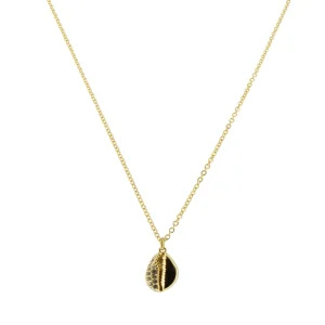 Swarovski Gold-plated Necklace With Shell Crystal Pendant 5537917