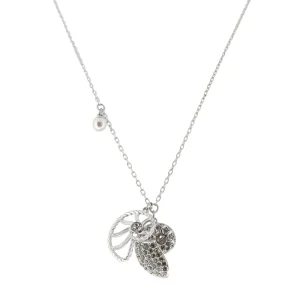 Swarovski Nautls Rhodium-Plated Crystal Pendant Necklace 5538110