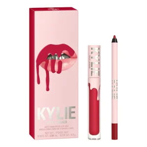 Kylie Cosmetics Matte Liquid Lipstick & Lip Liner 402 Mary Jo K (Blemished Box)