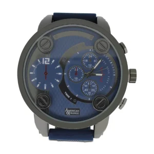 American Exchange Navy And Black Mens Watch With Bracelets 5421