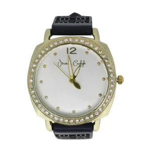 Jessica Carlyle Navy Crystal Watch And Earrings Jewellery Set 6462