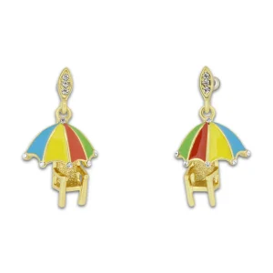 Khloelle Umbrella And Chair Earrings LC0070842