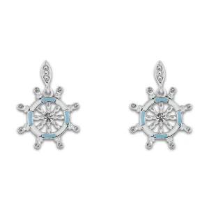 Khloelle Silver Wheel Earings LC0070799