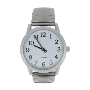 Marbella & Ashford Silver Strap And White Dial Men's Watch TW23005D