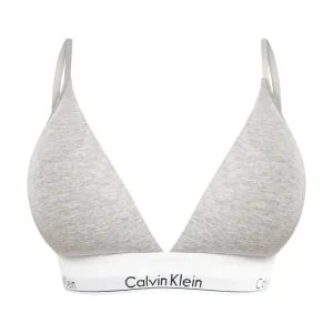 Calvin Klein 1996 Modern Cotton LL Triangle Bra Grey Womens
