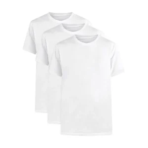 Calvin Klein Cotton Classic Fit Crew Neck T-Shirt White 3 Pack Men's