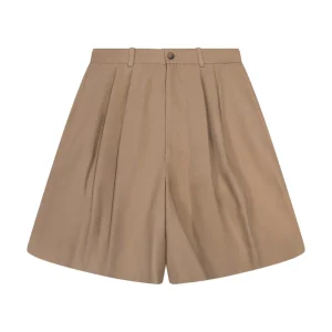 Ralph Lauren Polo Long Pleated Shorts Tan Women's