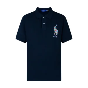 Ralph Lauren Polo Classic Fit Big Pony Polo Shirt Black Men's