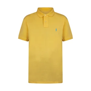 Ralph Lauren Polo Custom Slim Fit Polo Shirt Yellow