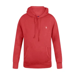 Ralph Lauren Polo Cotton Jersey Hoodie Red  Men's
