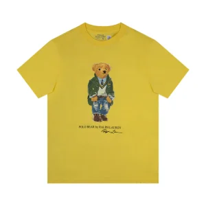 Ralph Lauren Polo Bear Cotton Boys T-Shirt Yellow