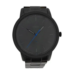 Fossil The Minimalist Slim Three-Hand Black Stainless Steel Watch FS5308 (Blemished Box)