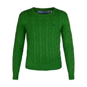 Ralph Lauren Polo Pima Cotton Knit Jumper Green Women's