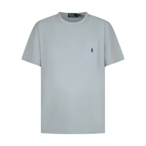 Ralph Lauren Polo Classic Fit Cotton Pocket T-Shirt Blue Men's