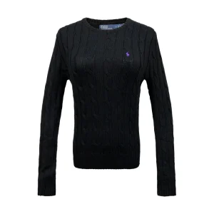 Ralph Lauren Polo Cotton Jumper Black Women's