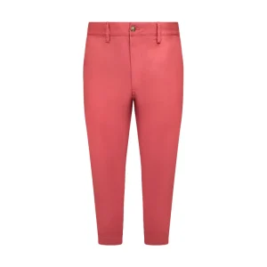 Ralph Lauren Polo Washed Men's Stretch Slim Fit Chino Trousers Nantucket Red