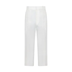 Ralph Lauren Polo Linen Trousers White Women's