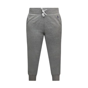 Ralph Lauren Polo Women's Fleece Sweat Pants Jogger Bottoms Grey Heather