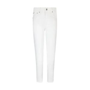 Ralph Lauren Polo Mid Rise Skinny Jeans White Women's