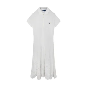 Ralph Lauren Polo Shirt Dress White Women's