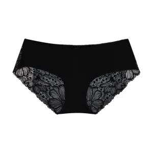 Victoria's Secret Raw Cut Hipster Black Floral Lace
