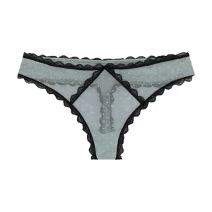 Victoria's Secret Dream Angels Thong Sage Dust Black