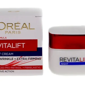 L'Oreal Revitalift Night Cream Anti-Wrinkle 50ml (Blemished Box)