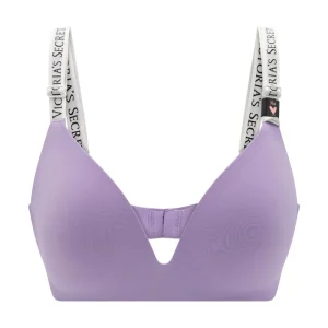 Victoria's Secret Crush Purple Non Wired Logo T-Shirt Bra - 36B
