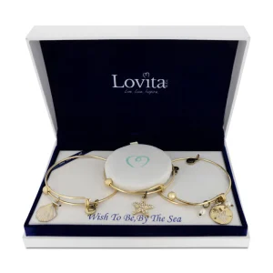 Lovita Gold Bangle Wish To Be, By The Sea