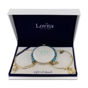 Lovita Gold Bangle Lifes A Beach