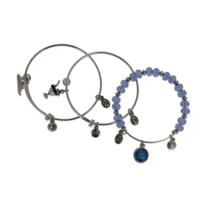 Bella Perlina Silver Bangle I Love Cruisin'