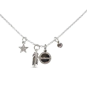 Lovita Silver Necklace - Believe... Anything Is Possible