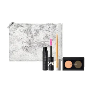 MAC Snowtrance Eye Kit - 2 x Eyeshadow Black Mascara Gel Pencil Eye Liner