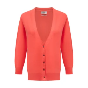 Fynch Hatton Women's Cardigan Coral Red