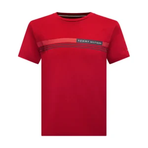Tommy Hilfiger Men's Logo T-Shirt Red