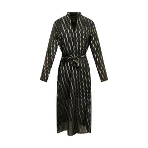 Armani Exchange Women's Dress Black & Gold