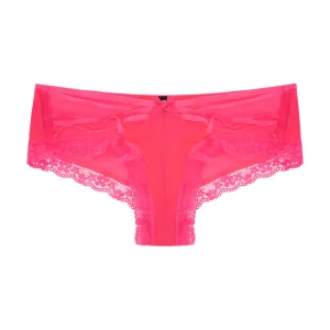 Victoria's Secret Cheeky Lace Knickers Neon Pink