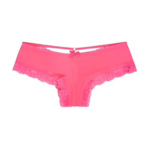 Victoria's Secret Cheeky Lace Neon Pink Knickers