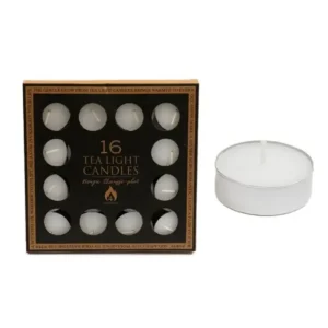 Bougie Chauffe-Plat Tea Light Candles x16