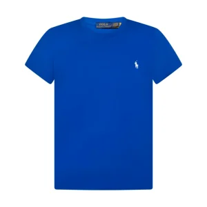 Ralph Lauren Polo Women's Cotton Jersey Crewneck T-Shirt Blue