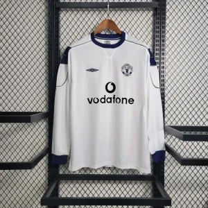 2000/2001 Retro Manchester United Away Long Sleeve