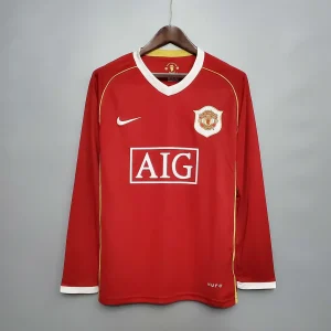 2006/2007 Retro Manchester United Home Long Sleeve