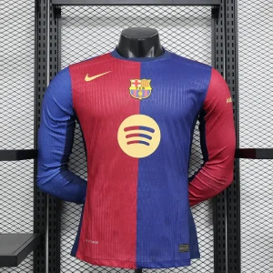 2024/2025 Barcelona Home Kit Long Sleeve