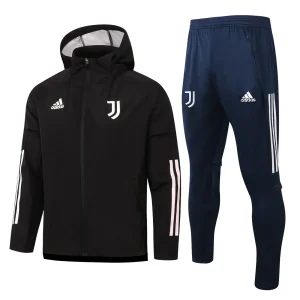 Juventus 2024/2025 Black and Blue Windbreaker