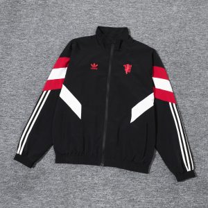 Manchester United Black and Red x White Jacket