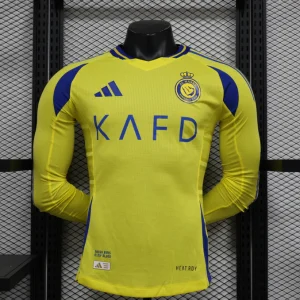 Al Nassr 2024/2025 Home Kit Long Sleeve